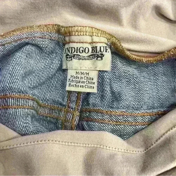 Indigo Blue Maternity Jeans Size M - Picture 6 of 6